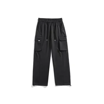 Topland Cargo Pants Unisex Matte Black