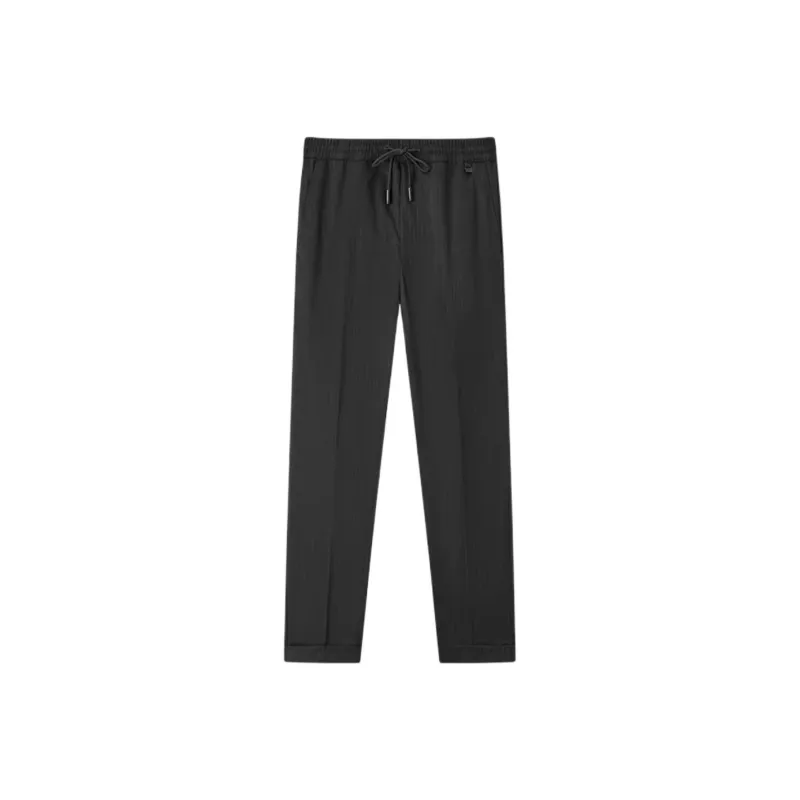 DEGAIA FW24 Suit Trouser Men Black Stripes-0