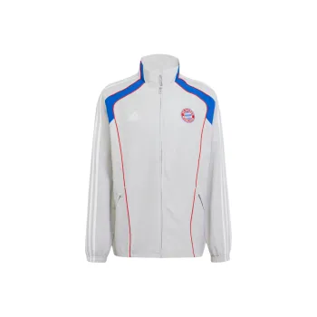 Adidas FC BayernTrack Jacket Men's Silver Gray