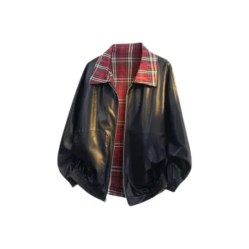 WKOOG Leather Jackets Unisex