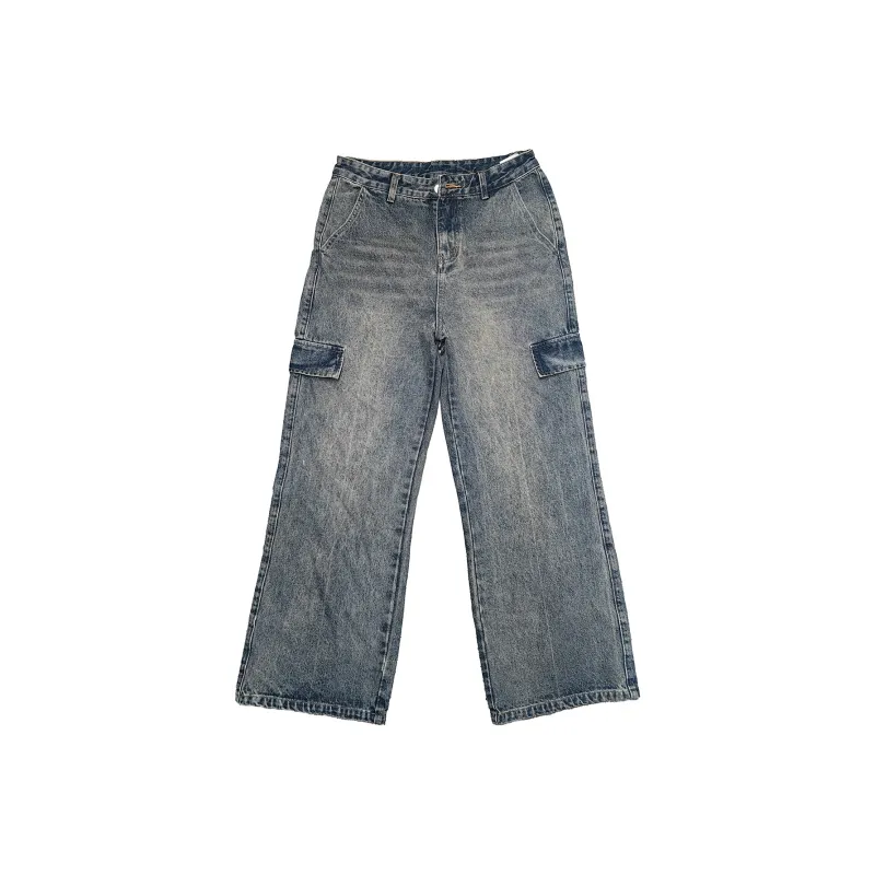 Kudamm Jeans Unisex Vintage Blue-0