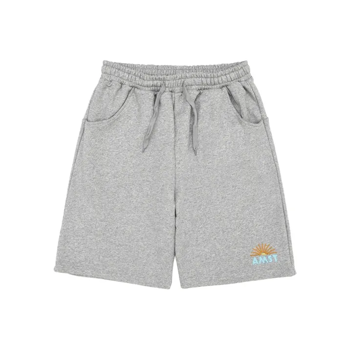 AMONSTER Loose Fit Shorts Unisex Gray-0