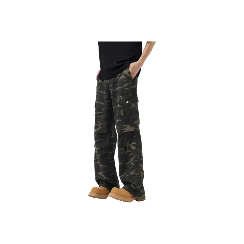 KM Cargo Pants Unisex Camouflage-0