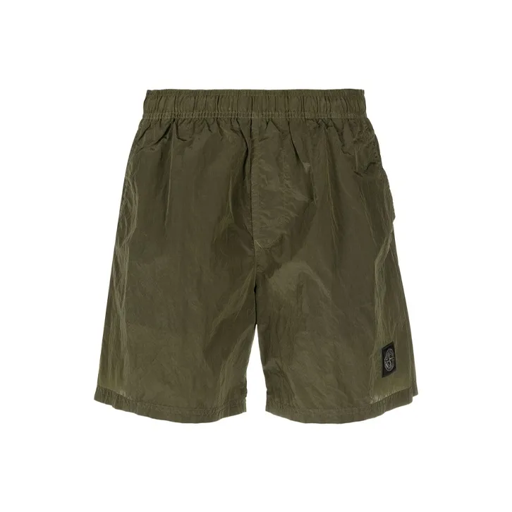 STONE ISLAND Casual Shorts Men Green-0