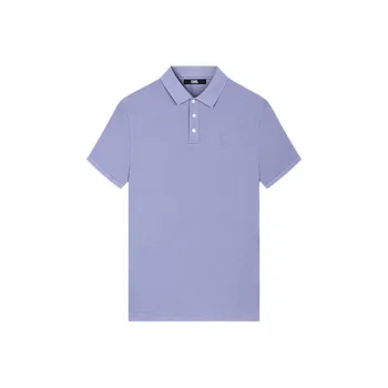 KARL LAGERFELD Polo Shirt Men's Purple