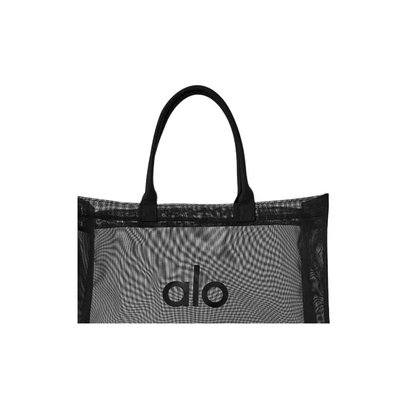 Alo Yoga Nylon Tote Bag, Shopping Bag, Handbag Unisex Black-4