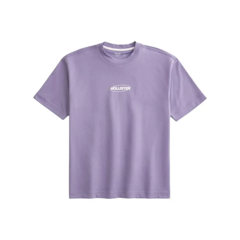 Hollister T Shirts Men Purple-0