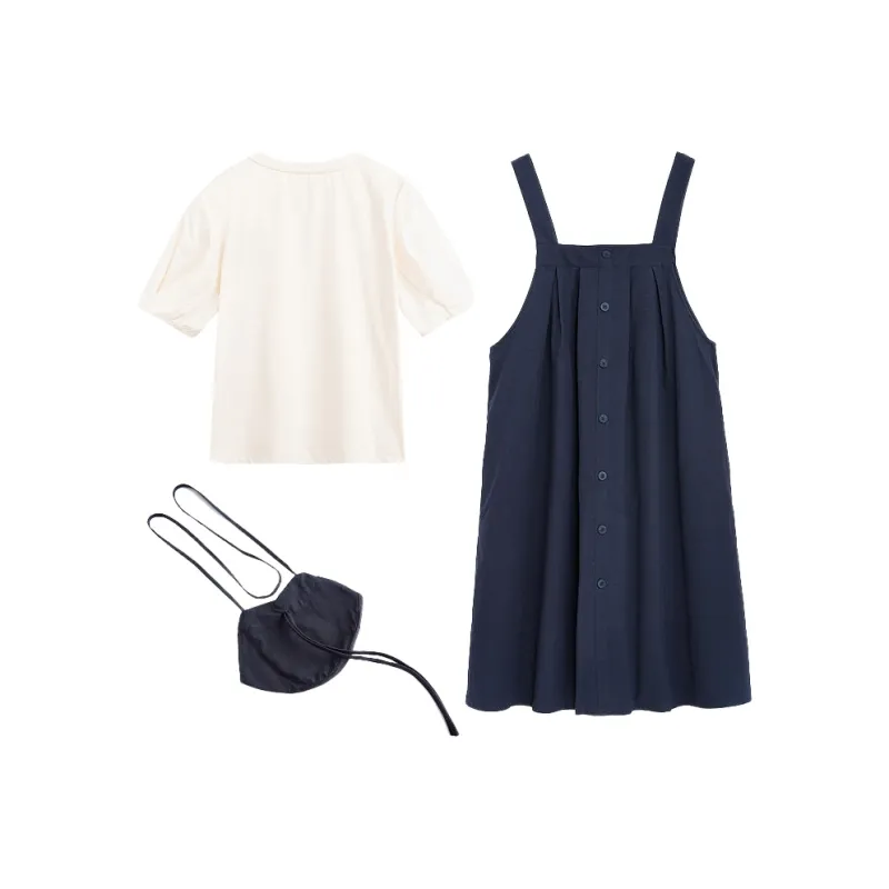 ZIHAN Skirt Set Women's Deep Navy Blue-1