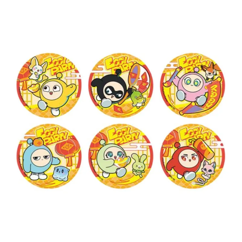KAYOU Eggy Party Tinplate New Year Collection Badges-6