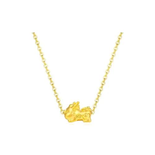 KING TAI SANG S925 Silver Necklaces Unisex