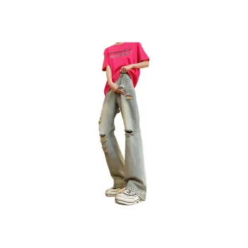 MGXEK Jeans Unisex Blue