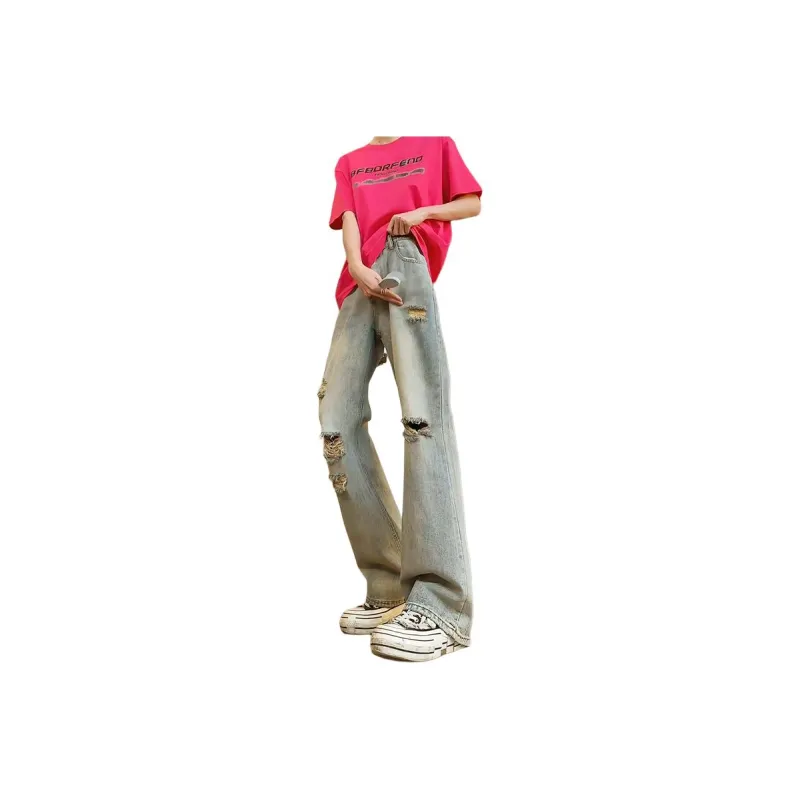 MGXEK Jeans Unisex Blue-0