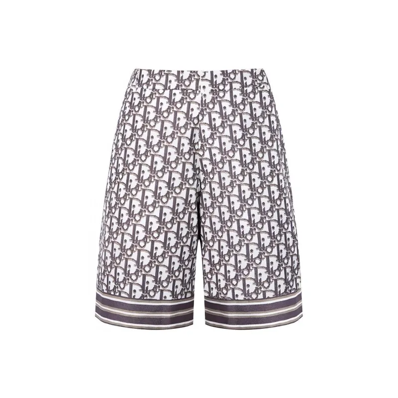 DIOR Quarterly New Products Casual Shorts Men Purple-0