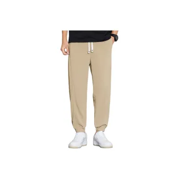 Tonlion Casual Pants Unisex Khaki