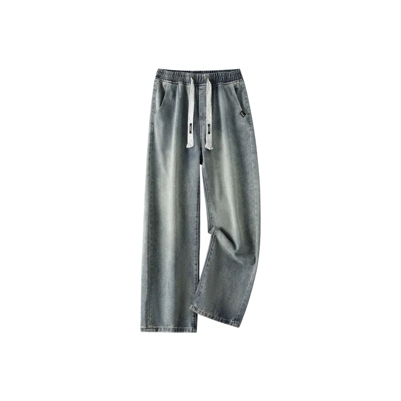 THREE-BODY Jeans Unisex Washed Color-0