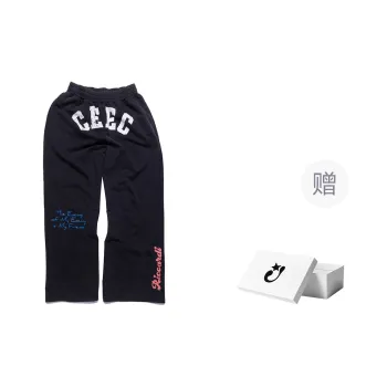 CEEC LA x Riccardi Casual Pants Unisex Gift Box Set Black