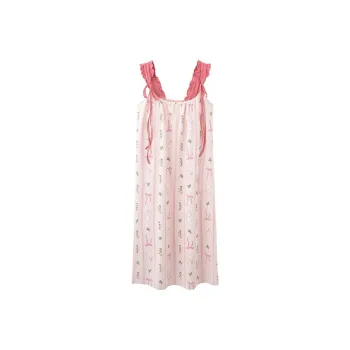 XISHE Nightgown Women's Light Pink