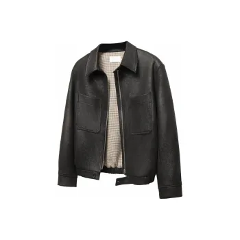 Extreme Turbo Leather Jacket Unisex Black