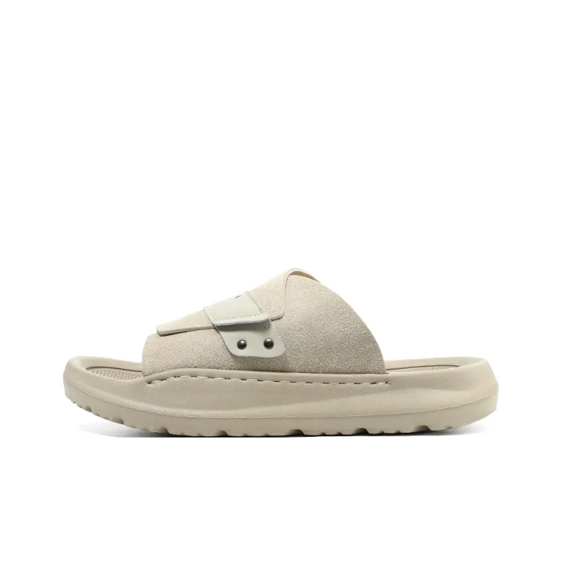 Qiandongmeili Stitching Slide Slippers Men's-5