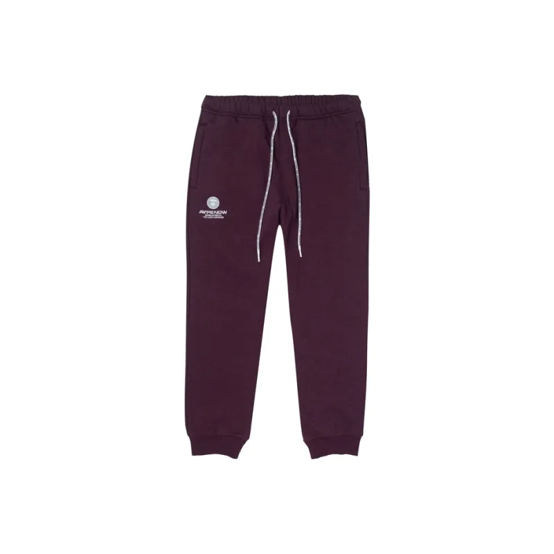 Aape Logo patch Drawstring Track Pants-2