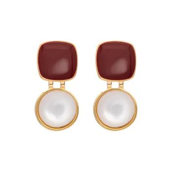 DOWER&HALL S925 Silver Earrings Women's
