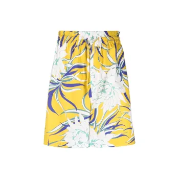 Valentino Graphic-Printed Drawstring Shorts