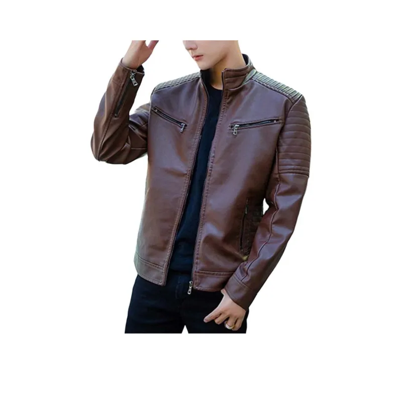 PIERRE CARDIN Leather Jacket Men's-5