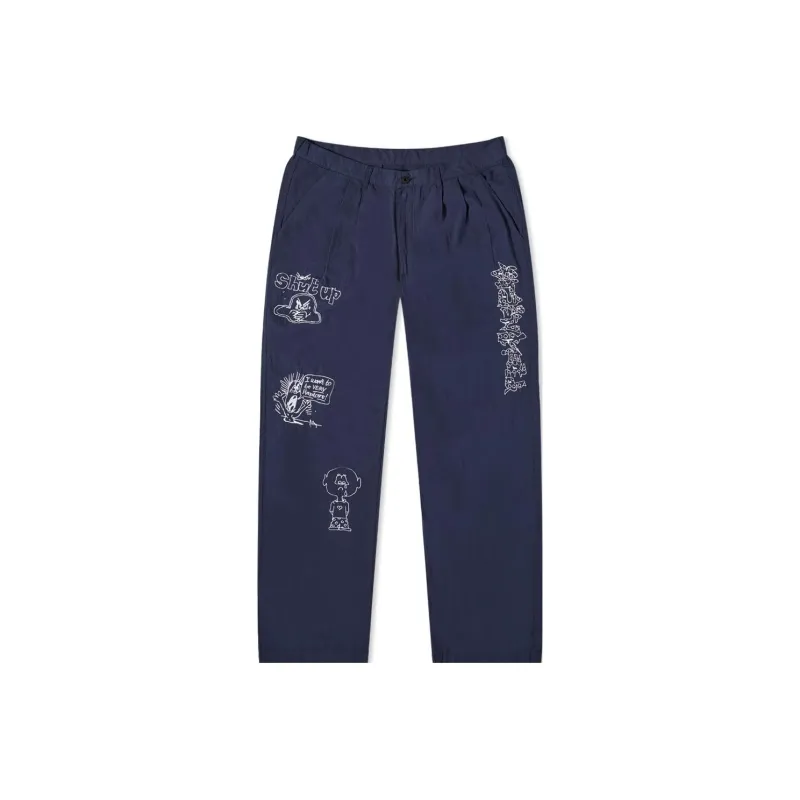 Brain Dead Casual Pants Men Blue-0