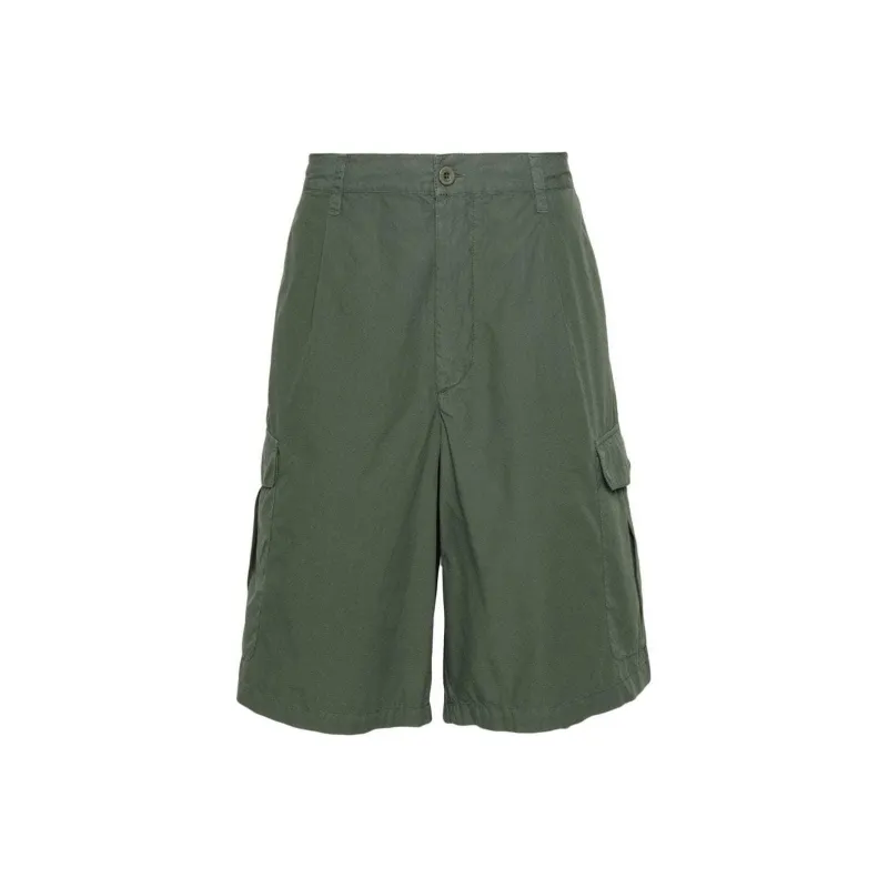 EMPORIO ARMANI Logo Patch Cargo Shorts-0