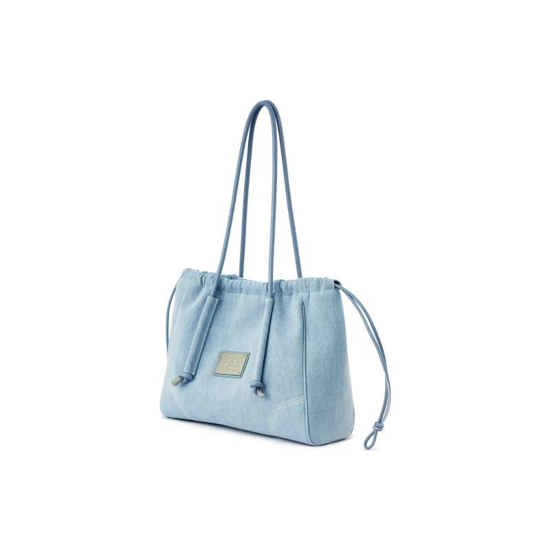 Lee Fabric, PU Crossbody Bag, Shoulder Bag, Handbag Large Size Women's Light Blue-2