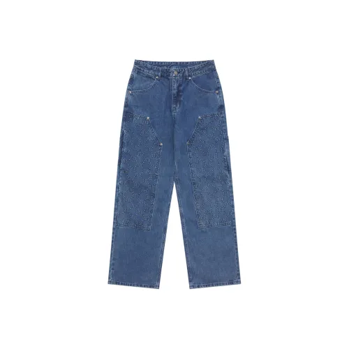 MLB MONOGRAM Collection New York Yankees SS25 Jeans Men's Standard Denim