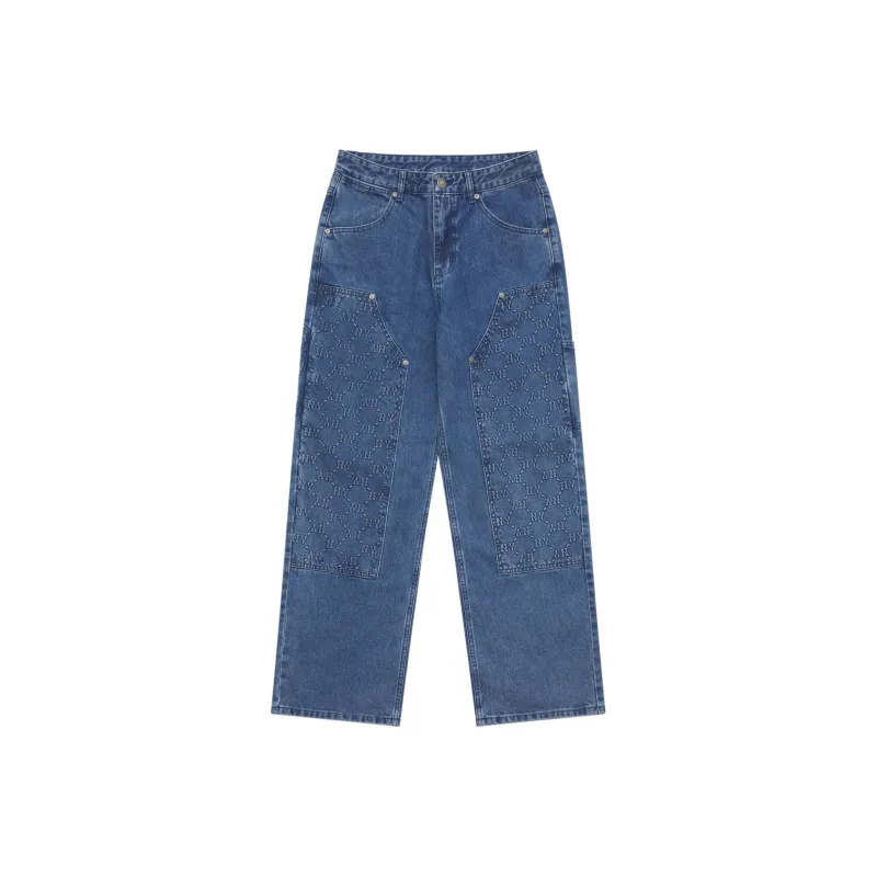 MLB MONOGRAM Collection New York Yankees SS25 Jeans Men's Standard Denim-0
