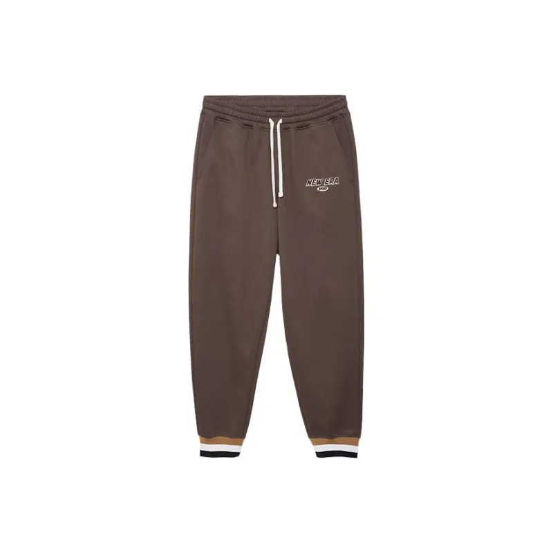 New Era Casual Pants Unisex Dark Brown-0