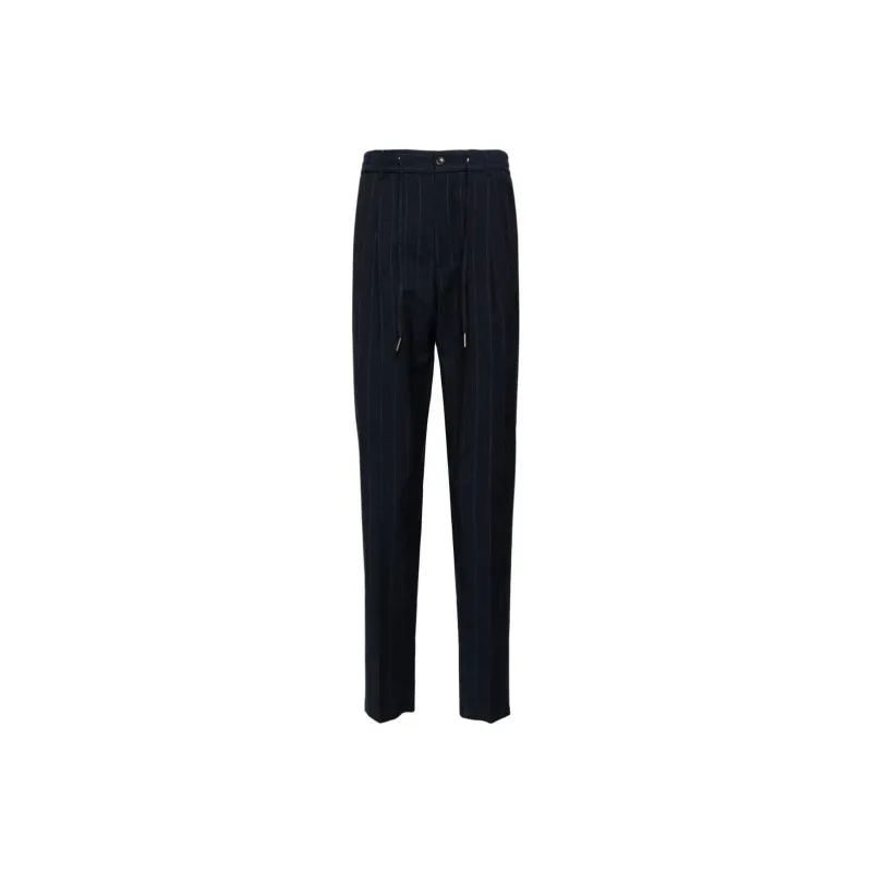 Tagliatore Pinstripe Virgin Wool Trousers-0
