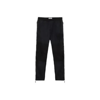 STONE ISLAND Logo Patch Zip Detailed Trousers