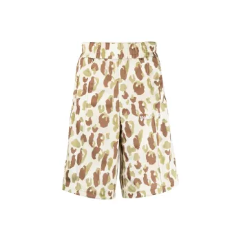 PALM ANGELS Desert Camo Logo Track Shorts