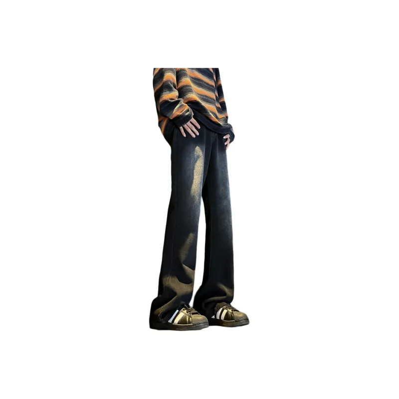 VIPGOOSE Jeans Unisex Classic Black-18