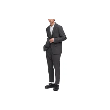 UNIQLO Suit Trousers Men Dark Gray