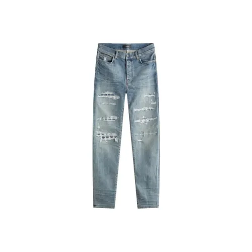 AMIRI Bleachout Crystal Thrasher Jeans