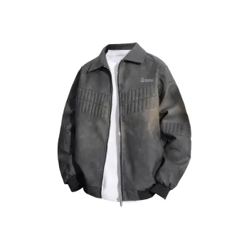 LIVINGTOWN Leather Jacket Unisex