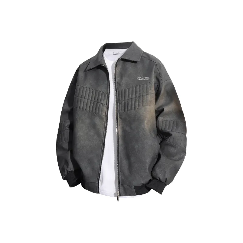 LIVINGTOWN Leather Jacket Unisex-0