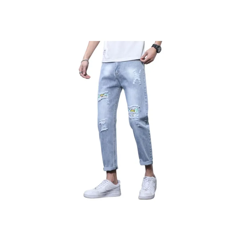 Tonlion Jeans Unisex Light Blue-2