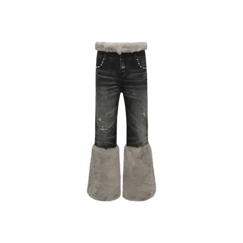 BIRTH OF ROYAL CHILD Jeans Unisex Washed Black