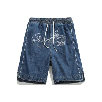 Guuka Denim Shorts Men Blue