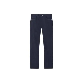 VERSACE Logo Patch Straight Leg Jeans