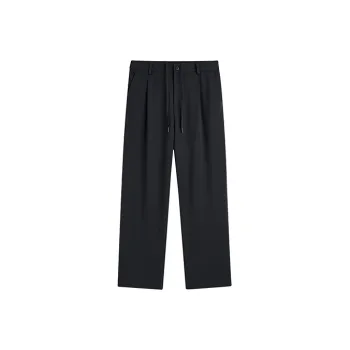 PEACEBIRD MEN Business Black Men's Suit Trouser With Casual Pants Men's