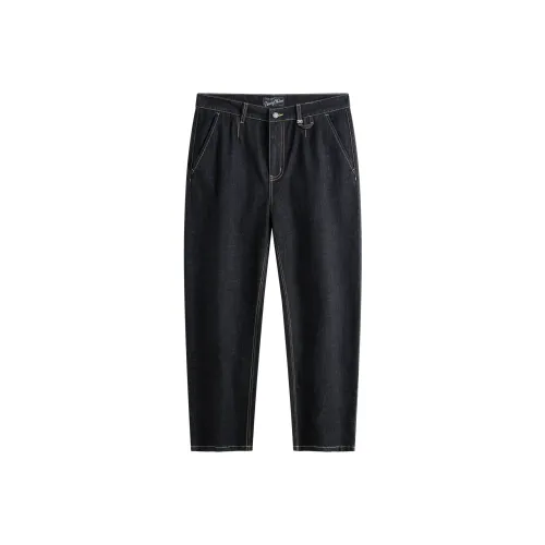 Dance With Wolves Jeans Men's Navy Blue