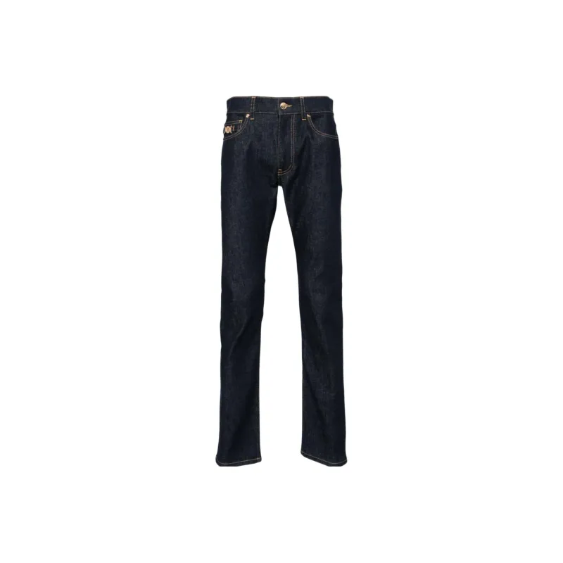 VERSACE Mid Rise Slim Cut Jeans-0