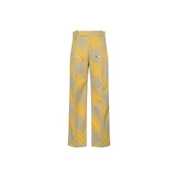 Burberry Check Wool Trousers