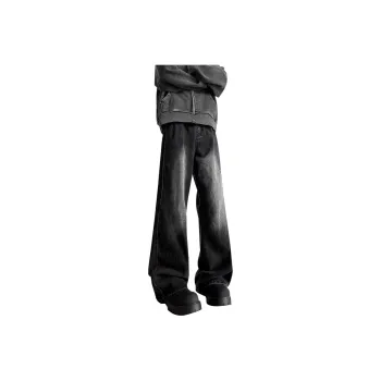 FUERZA Jeans Unisex Black Gray Color